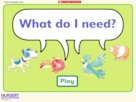 What do I need? game
