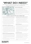 What do I need? poster notes (1 page)