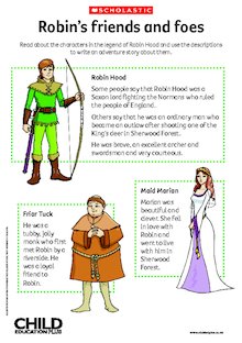 Robin and his Merry Men – characters