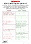 Robin Hood - Hazards and good fortune (1 page)
