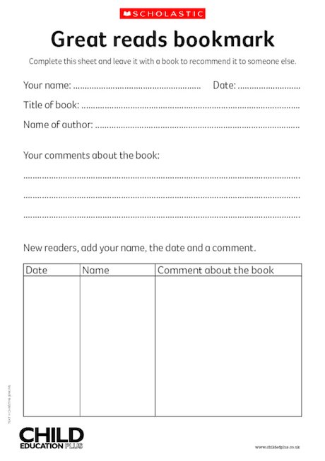 Great reads bookmarks Great reads bookmarks