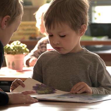 KS1 child reading KS1 child reading