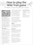 How to play the Wild Trail game (1 page)