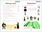 Shrek 1 - Sample Activities (1 page)