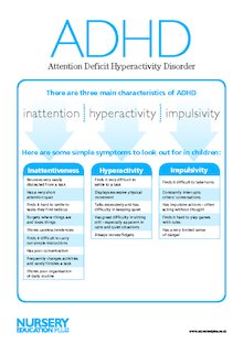 ADHD information sheet