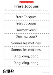 Frère Jacques – French song lyrics
