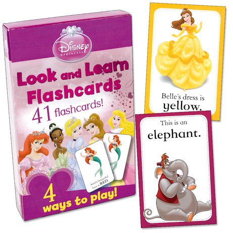 Disney Princess: Look and Learn Flashcards