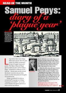 Samuel Pepys: diary of a 'plague year'