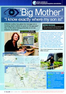 Big mother': "I know exactly where my son is"