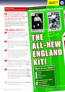 The all-new England kit