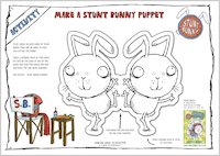 Make a Stunt Bunny Puppet