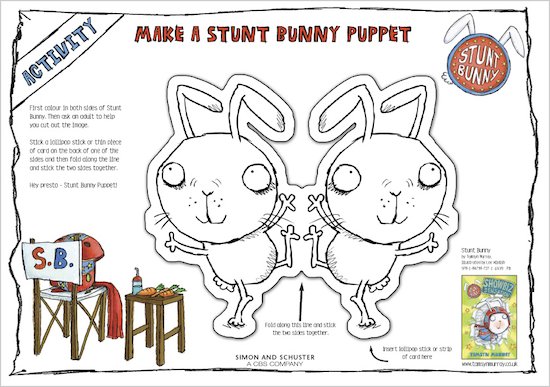 Make a Stunt Bunny Puppet