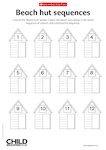 Beach hut sequences (1 page)