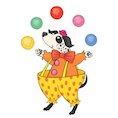 Juggling dog