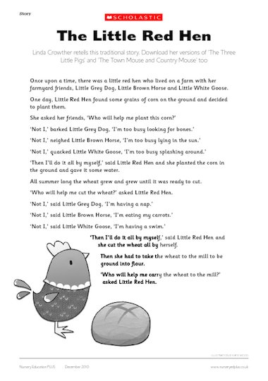 little-red-hen-printable-story