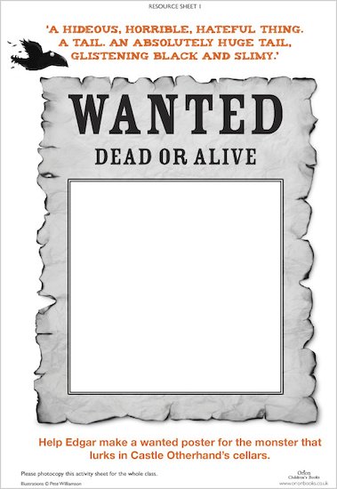 Raven Mysteries Wanted Poster
