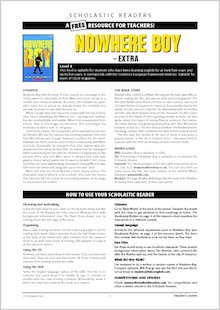 Nowhere Boy: Resource Sheet & Answers