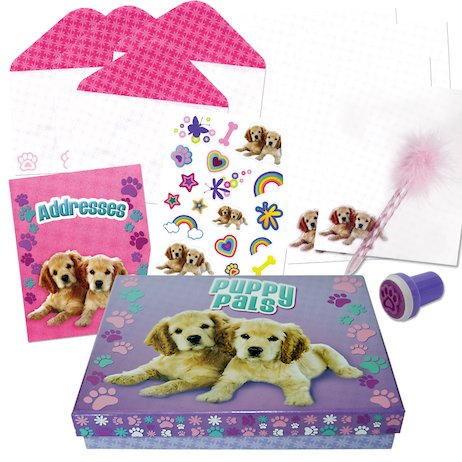 Puppy Pals Stationery Box