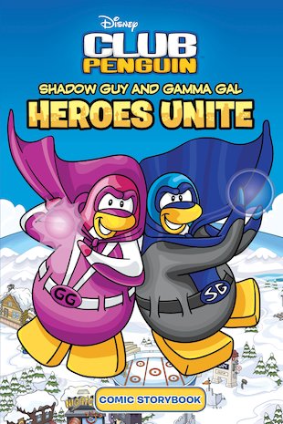Club Penguin: Shadow Guy and Gamma Gal: Heroes Unite