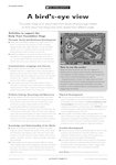 A birds-eye view poster notes (1 page)