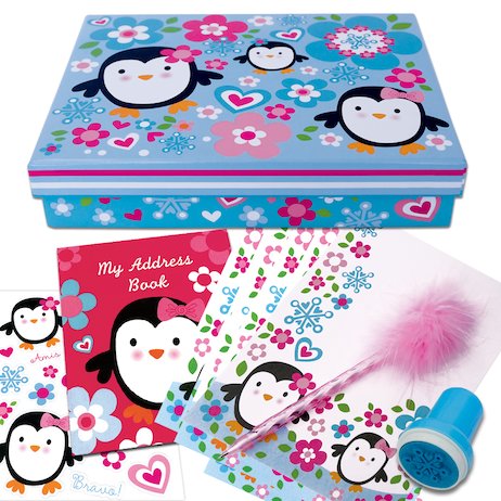 Penguin Pals Stationery Box