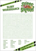 Slime Squad Wordsearch