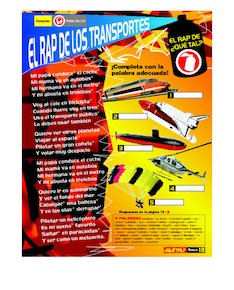 El Rap de ¿Qué tal?: El rap de los transportes