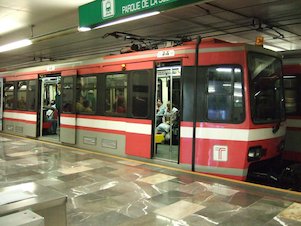 Plataforma de subte de México, palataforma de subterráneo de México (México)