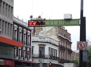 Cartel indicador de nombre de calle (México)