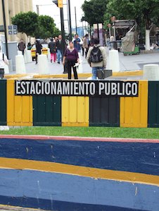 Cartel estacionamiento público (México)