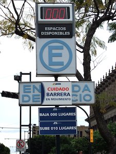 Cartel barrera de tren, tranvía (México)