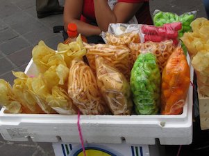 Snacks, papa fritas (México)