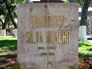 Placa en conmemoración de Francisco Silva Romero (México)