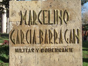 Placa en conmemoración de Marcelino García Barragán (México)