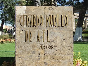 Placa en conmemoración de Gerardo Murillo (México)