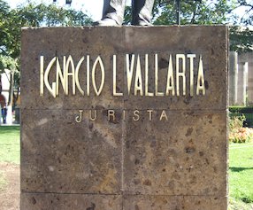 Placa en conmemoración de Ignacio Vallarta (México)