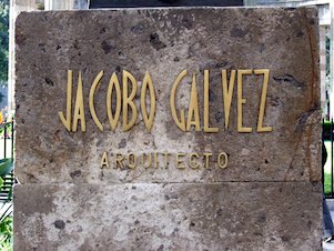 Placa en conmemoración de Jacobo Gálevez (México)