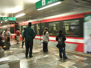 Plataforma de subte de México, palataforma de subterráneo de México (México)