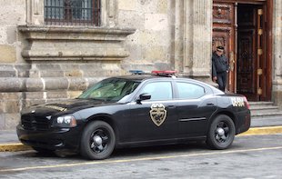 Coche de policía de México, auto de policía de México, coche patrulla de México, patrulla de policía de México, radiopatrulla de México (México)