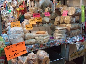 Puesto de pan, panes, panadería (México)