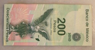 Billete de 200 Pesos de México (frente) (México)