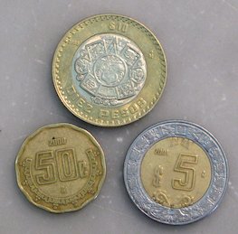 Monedas, dinero, pesos de México (México)