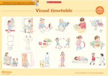 Visual timetable poster