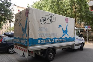 (der) Lastwagen, (der) Mietwagen