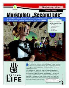 Marktplatz „Second Life”