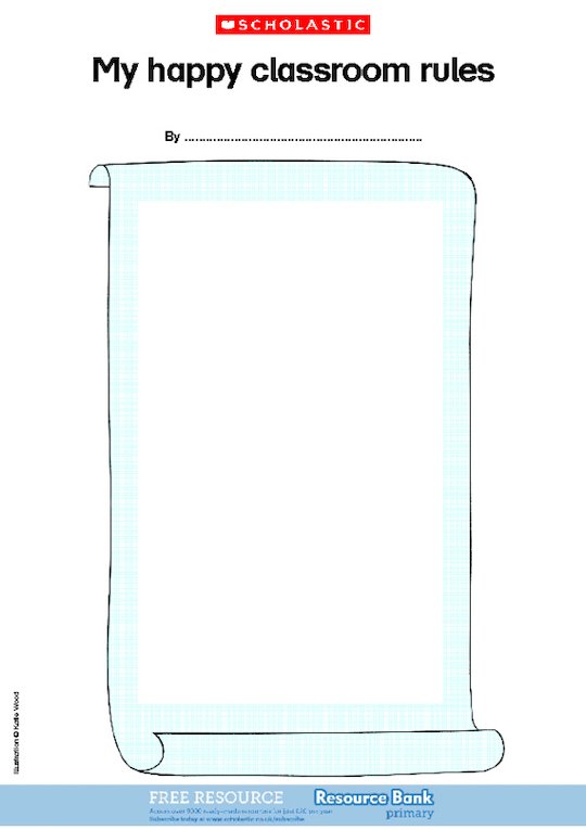 My happy classroom rules