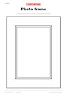 Photo frame template