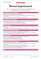 Cross-curricular links for visual impairment