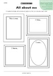 All about me frames (1 page)