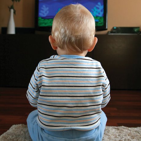 Child watching television Child watching television